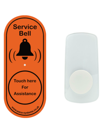 Touch Glass Service Bell - Illuminated Chime - Mk2